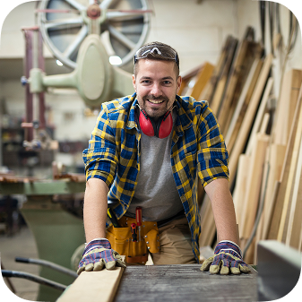Holding wood plank